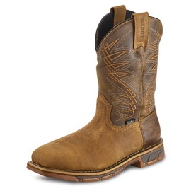 Irish Setter, Marshall, Men’s, 11", Waterproof, Steel Safety Toe, Pull-On Work Boot, Brown, 10.5 D (Medium)