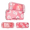 DLseego Sakura White Flower Floral Clear Switch Lite Protective Case