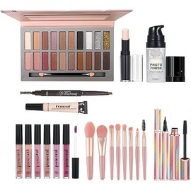 Travel Makeup Kit, Makeup Kit For Women Full Kit, Makeup Kit for  Ages 8-12, Makeup Set For Teens  Beginner Make Up Kits For Adult Holiday  Set - Color: kit024