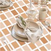 FIFTY FEET 84 * 60 Inch Rectangle Tablecloth, Vinyl Tablecloth