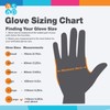 ASAP Black Nitrile Powder Free Examination Gloves, Disposable, 4 mil,
