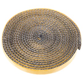 Ipetboom Stove Accessories Wood Stove Insert Gasket Fiberglass Rope Seal Black Heat Insulation Easy to Fit