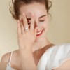 Mustard Seed Mountain Rings for Women 925 Sterling Silver Mountain