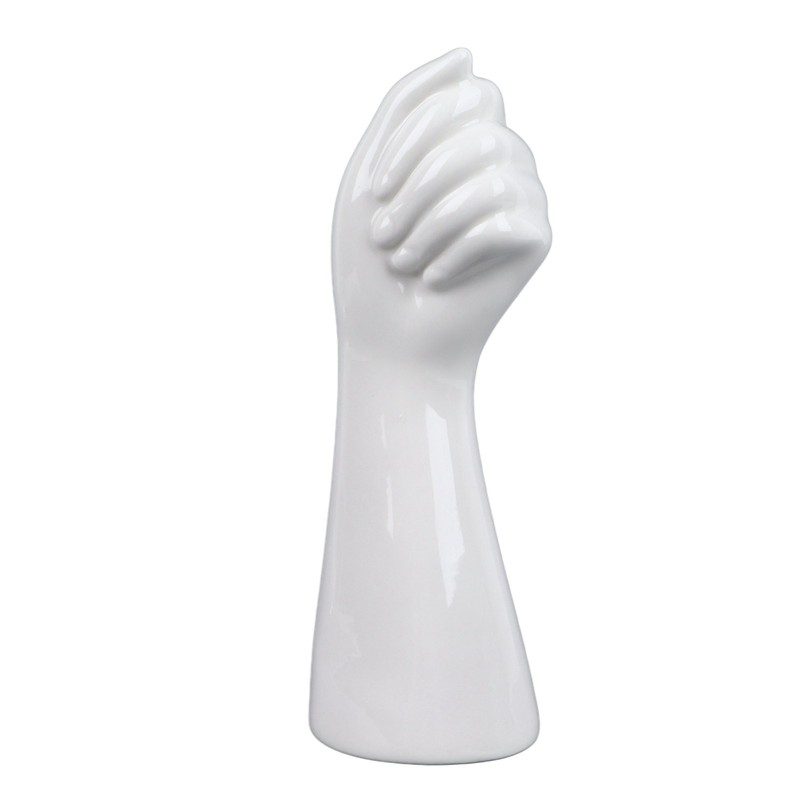 Human Body Ceramic Hand Vase Decorative Crafts Creative Living Room