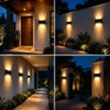 Aplique de Pared LED 800LM 3000K IP65, 4 Pack