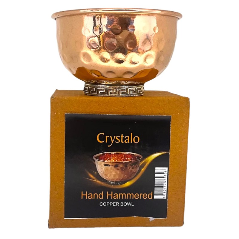 Crystalo - Copper Offering Bowl, 3 Inch Diameter, Great for
