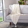Safavieh Home Collection Janie Ivory 50 x 60-inch Cable Knit