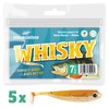 Lieblingsköder, 5 Rubber Fish for Zander Fishing, 7.5 cm, Zander