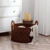 boldmonkey Laundry Basket 20 " x20 x11.8 , Large Felt