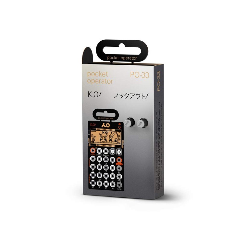 Teenage Engineering TE010AS033 Pocket Operator PO-33 ko, 4 Voice Sampler,