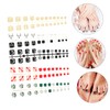 LALAFINA Pedicure Accessories 120pcs Toe Nail Art Decor for DIY