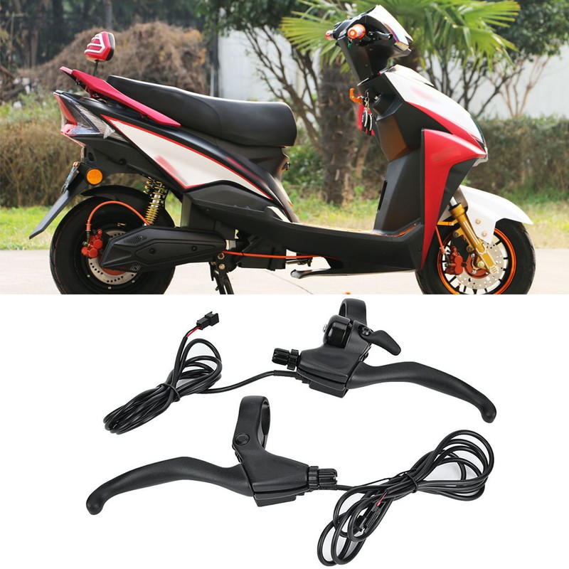 1 Pair Electric Bike Aluminum Alloy Outage Brakes Lever Grip