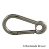 BOOTSTEILE BRAUER Pack of 2 Carabiner Hooks with Thimble 4