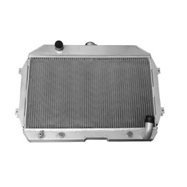 Blitech Aluminum Radiator Compatible with Datsun 240Z 1970-1973; 260Z - 1974 1975, 23 x 13.7 inch Core