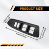 Lunwag Window Switch Bezel - Left Driver Side Window Master