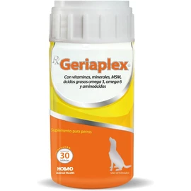 RX Geriaplex Suplemento Avanzado para Perros Mayores | 30 Tabletas | Apoyo a la Movilidad, Energía y Salud Cognitiva | Para Razas Pequeñas, Medianas y Grandes