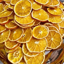 Dried Orange Slices 1lb / 16oz Bulk Sweetened Dehydrated Orange Slices for Cocktails/Simmer Pot/Baking/Tea/Potpourri/Garland Crafts/Christmas Tree's Ornaments & Decoration