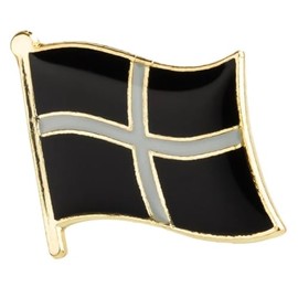 Cornwall English County National Flag Metal Enamel Pin Badge Lapel