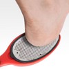 BeBeClean Double-Sided Foot File for Callus Removal - Red Heel