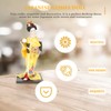 NUOBESTY 30x12.5cm Japanese Style Geisha Figurine - Geisha Doll Tabletop