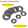 Qrity 20pcs Starlock Washers 5mm ID 14mm OD Lock Washers