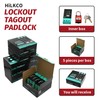 HiLKCO Lockout Tagout Lock Set 5 Pack Red Dustproof Padlocks