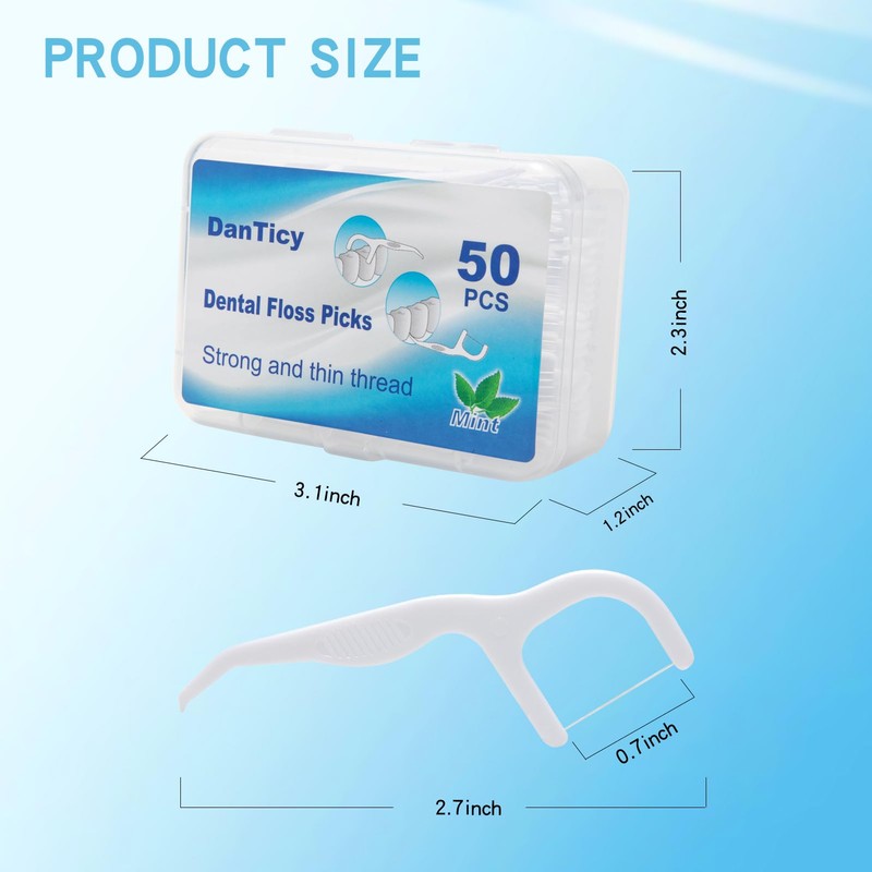 Extra Strong Dental Floss Picks | Professional Clean Flosser Picks