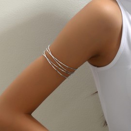 Arm Cuff for Women Gold Arm Cuff Jewelry Upper Arm Cuff Gold Cuff Bracelets Boho Arm Cuff Bangle Butterfly Tassel Chain Arm Cuff for Women