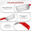Cuchillo Triturador Repollo Verdura Doble Hoja Acero Inoxidable, 1pz Negro