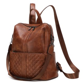 sqlp Backpack Purse for Women Travel Backpack Womens Leather Backpack Fashion Purse Backpack Woman Designer Shoulder Bags Brown