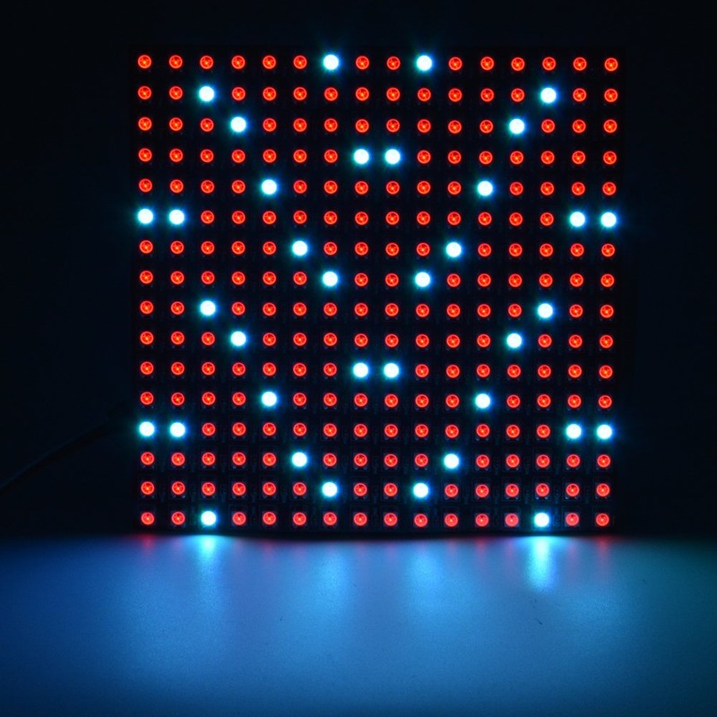 WESIRI - Matriz LED de 16 x 16 pulgadas, 256