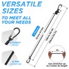 SDTC Tech 48 Inch Adjustable Bungee Cords with Carabiner Hooks,
