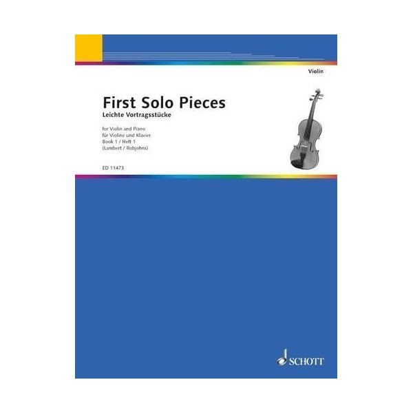 First Solo Pieces: Selected Pieces. Vol. 1. violin and piano.