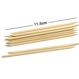 PROFICO Pack of 50 Wooden Sticks | Orange Wooden Sticks | Cuticle Pusher for Manicure Pedicure | Manicure Sticks Cuticle Care