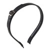 Metal Buckle Leather Headpiece Leather Buckle Headband Punk Headband PU