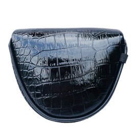 Golf Putter Cover, Golf Mallet Putter Cover Mini Headcover Club Head Cover for Center Shaft Putter Only (Crocodile pattern)