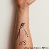 'Penguin' Temporary Tattoo - Water Resistant, Skin-Safe, Non-Toxic Transfer (TO00075247)