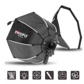 TRIOPO US TRIOPO KS2-90 90cm Octagon Bracket Mount Softbox for Godox Yongnuo Speedlite