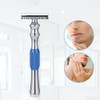 Man Shaving Razor Classic Double Edge Razor and Base Safety