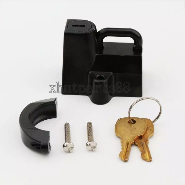 Unbranded Black Motorcycle Helmet Lock For Yamaha VStar XVS 650
