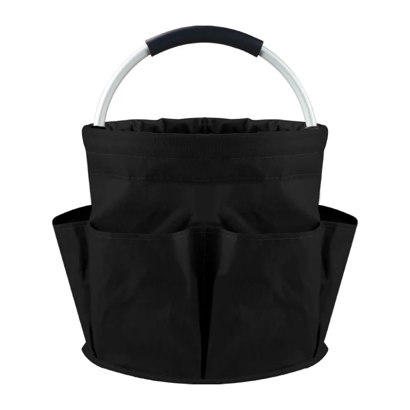 17L Garden Tool Storage Basket for Gardening - Foldable 6-Pocket