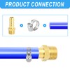ERGAOBOY 5pcs 25mm OD Barb to 1" BSP Male Brass