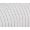 3 m Textile Cable White Plain Colours 3 x 0.75
