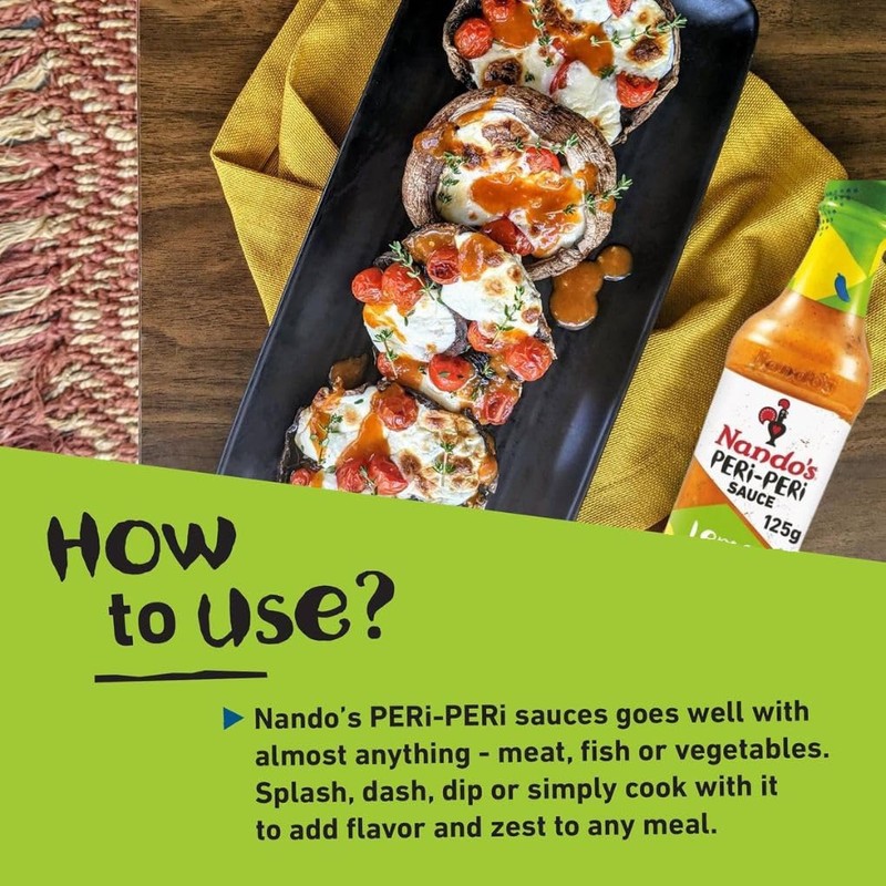 Nandos Peri Peri Sauce Lemon and Herb Sauce 125g (Pack