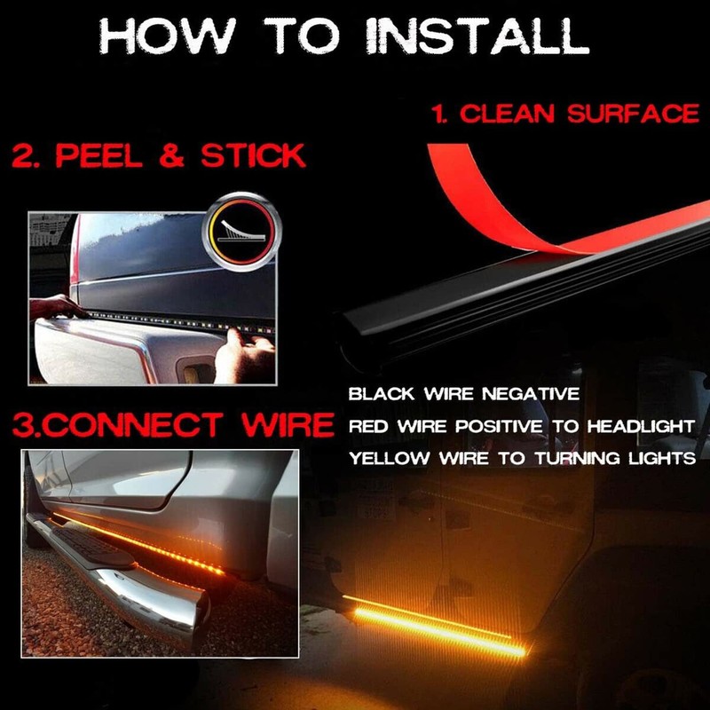 SOCAL-LED LIGHTING Truck LED Running Board Light DRL Side Kick