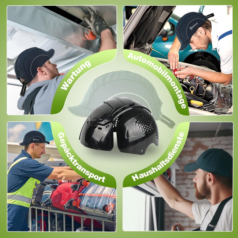 GREEN DEVIL Matrix Lite Head Protection Bump Cap Universal Safety