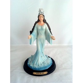 Birsppy 9 Inch Diosa Del Mar Statue Goddess of The Sea Yemaya Religious Figure Figurine