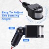 Aqevn 3pcs Black Motion Detector Motion Sensor Light Switch Outdoor
