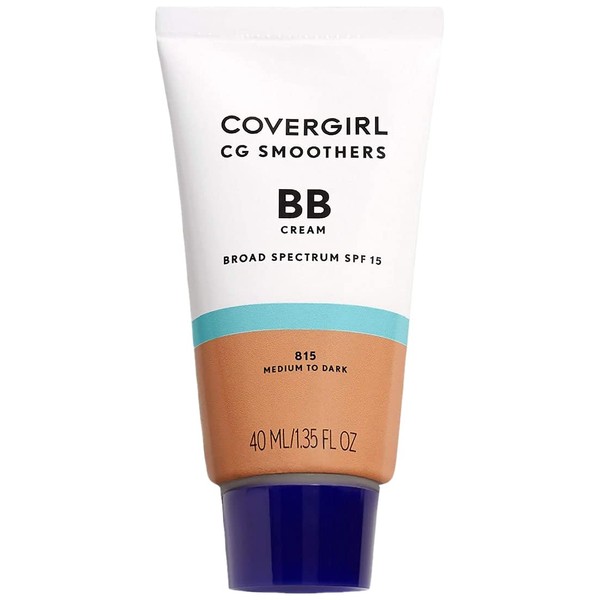 COVERGIRL SmoothersLightweight BB Cream Medium to Dark 815, 1.35 Ounce