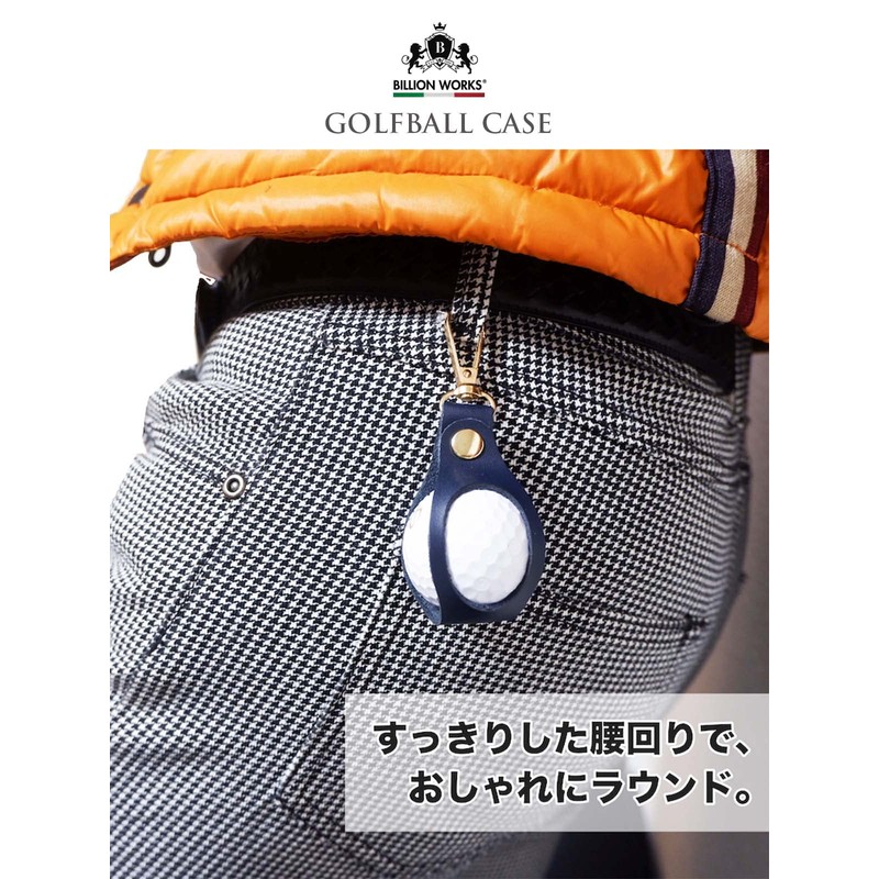 Billionworks Golf Ball Case Golf Ball Case, Braun, Modern